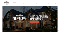 Desktop Screenshot of coppercreekhomes.us
